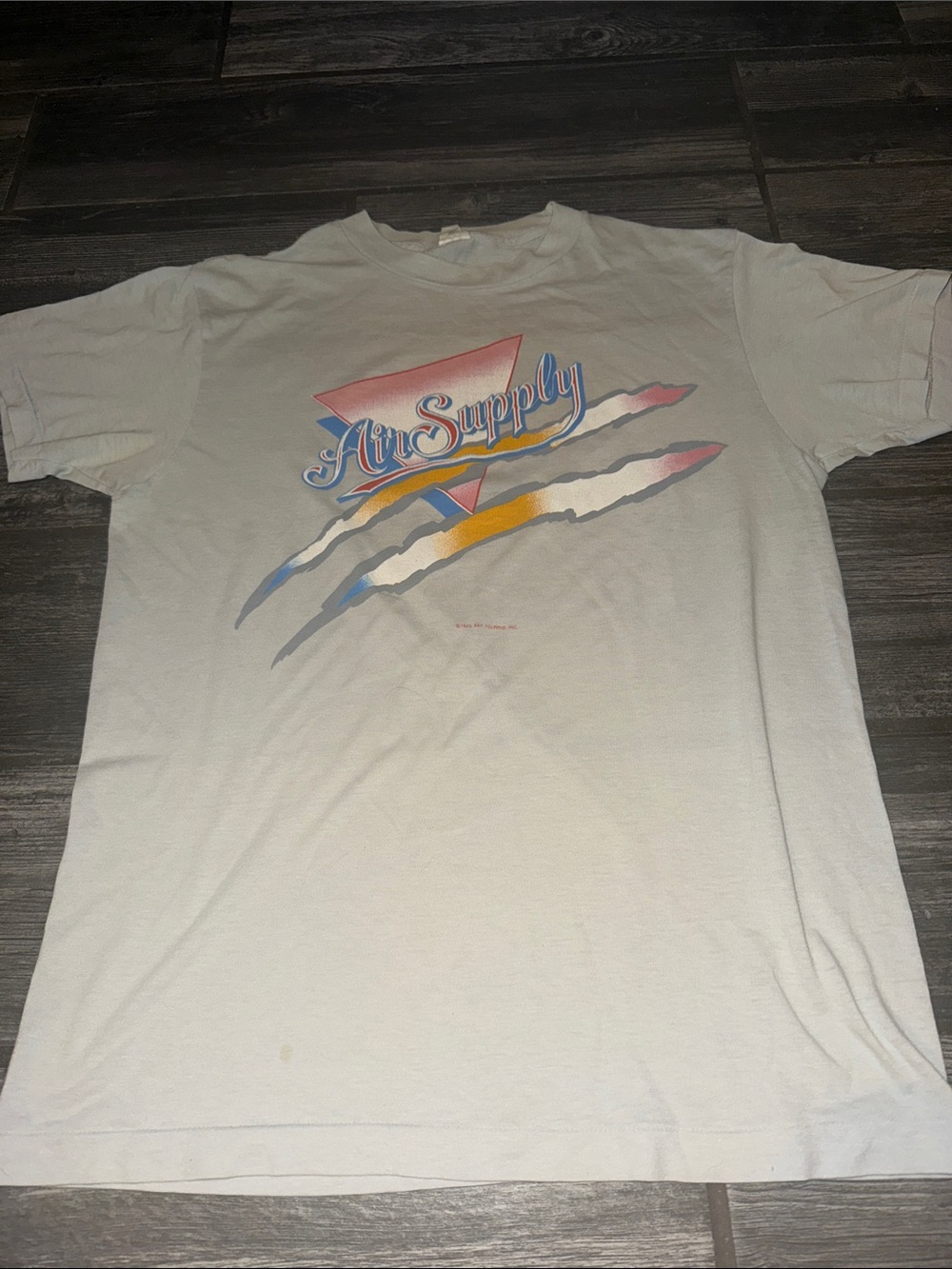 Vintage air supply men’s 1985 medium  Vintage Style Men’s Shirt 80s   Nice